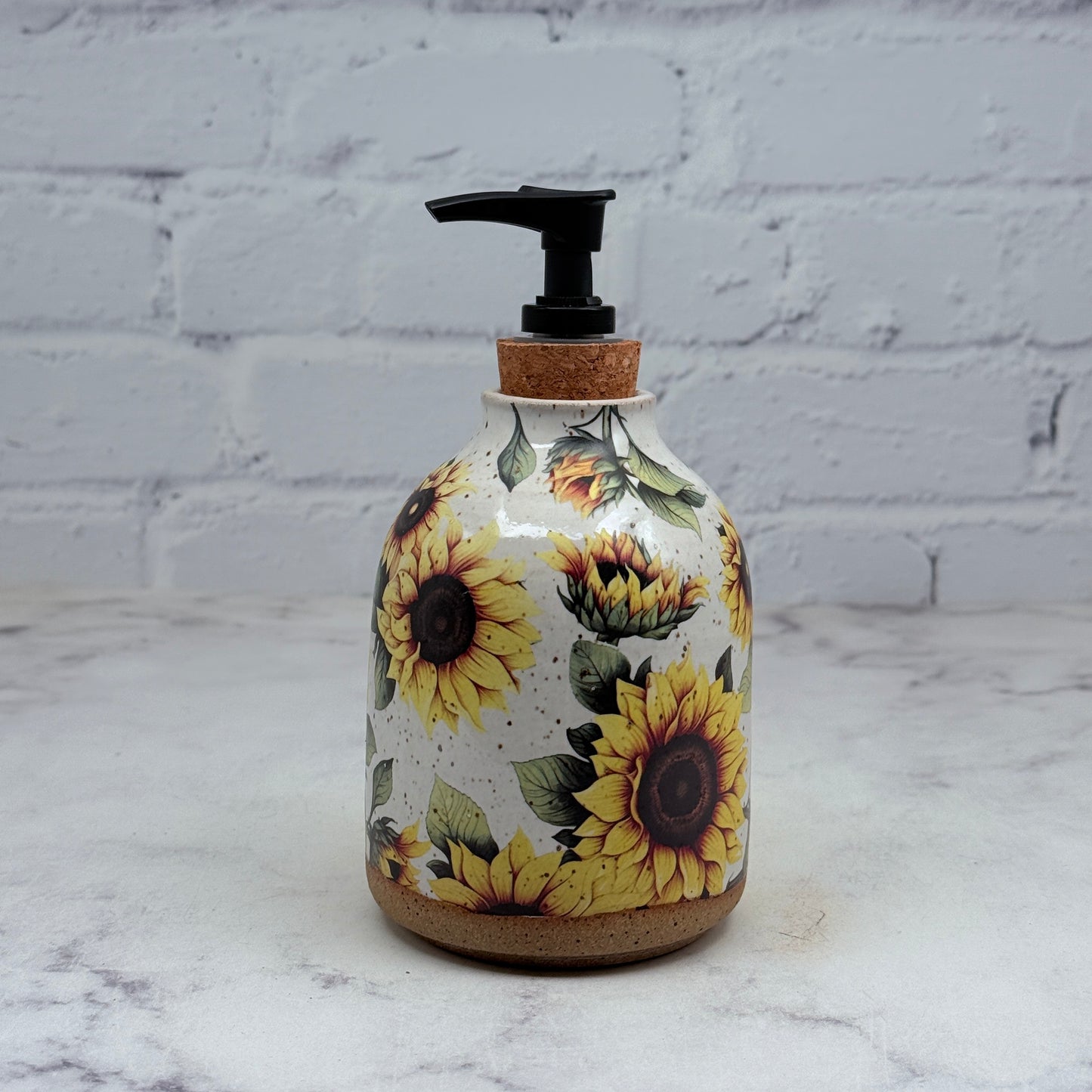 Sunflowers Soap Dispenser