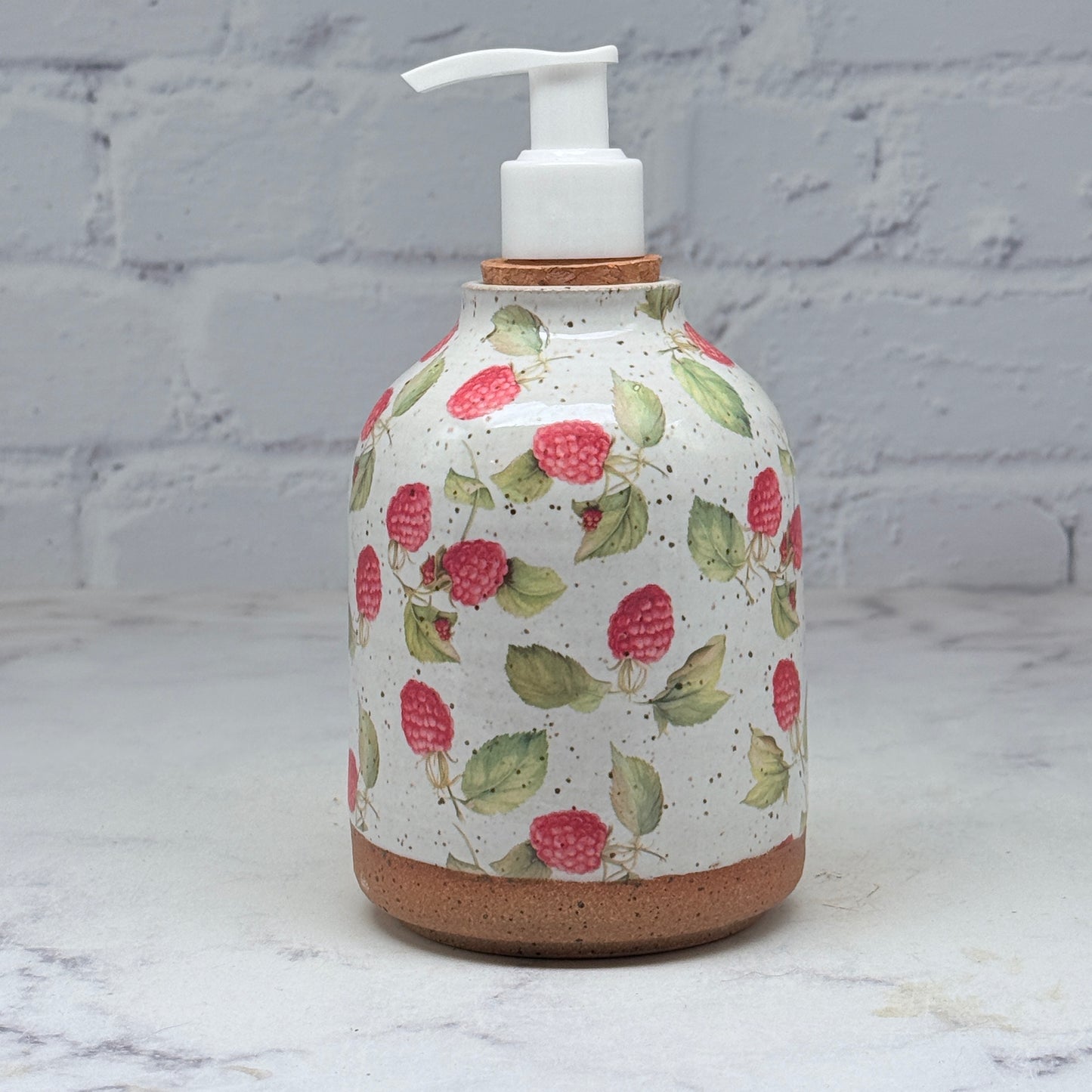 Raspberries Soap Dispenser
