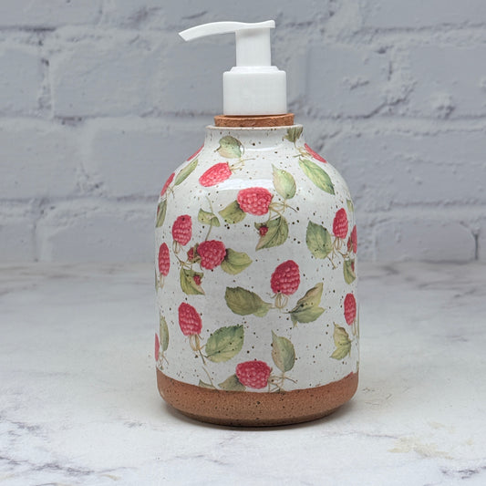 Raspberries Soap Dispenser