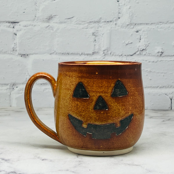 Rust Jack-o-Lantern Mug 1