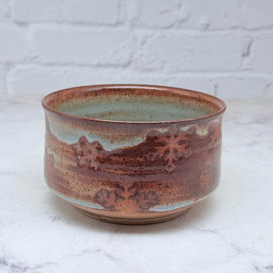 Light Blue with Snowflakes Small Bowl 3