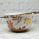 Fall Leaves Chopstick Bowl