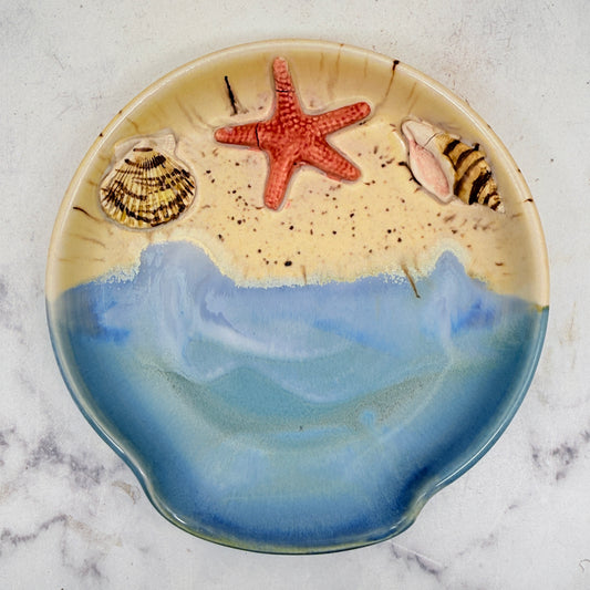 3-D Seashells Spoon Rest 2