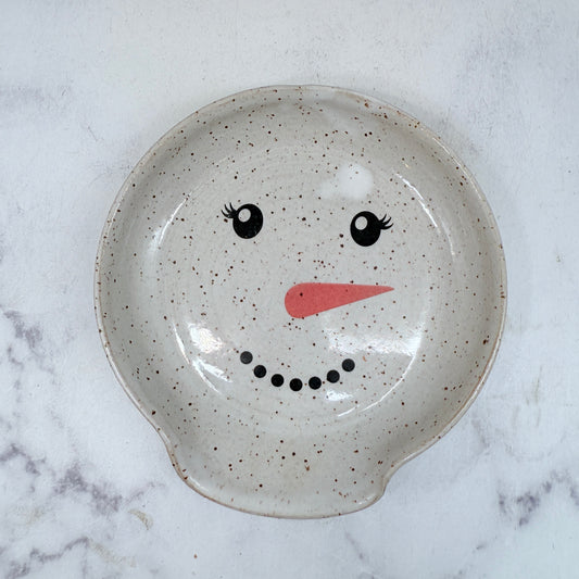 Snowman Spoon Rest 6