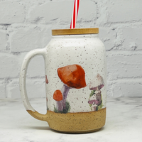 Mushrooms Straw Mug