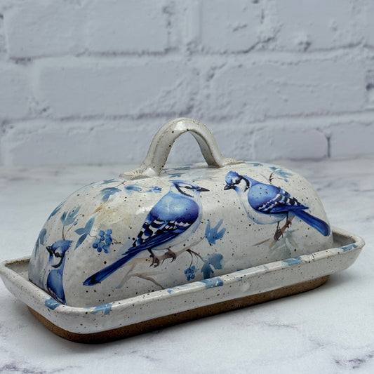 Bluejays Butter Dish