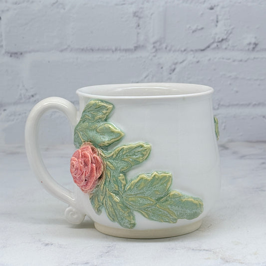 3-D Pink Roses Mug 1