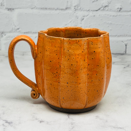 October Speckled Orange Pumpkin Mug Preorder