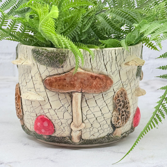 3-D Mushrooms Cylinder