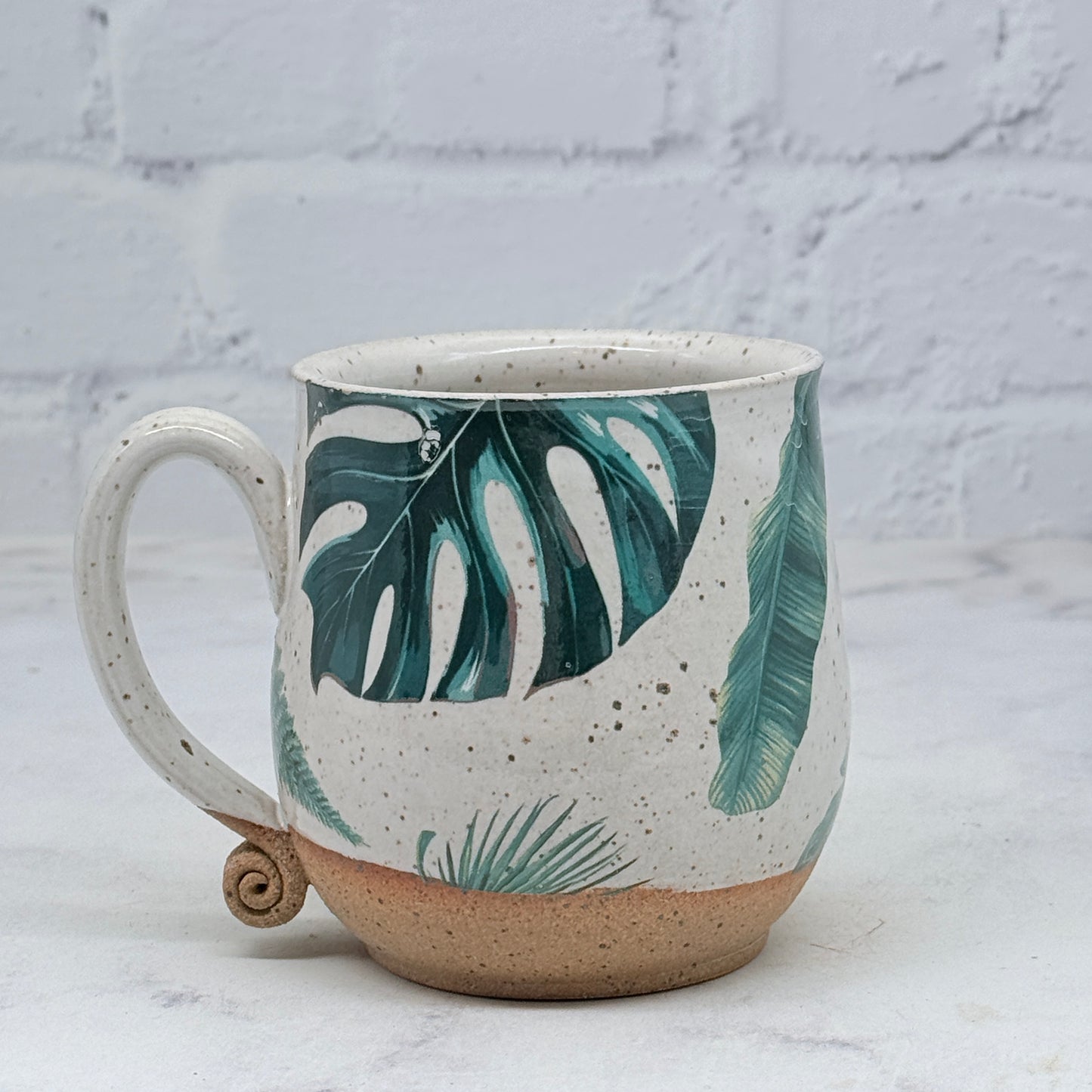Tropical Leaves Teacup 1