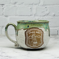 Green Zombie Cauldron Cafe Mug