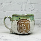 Green Zombie Cauldron Cafe Mug