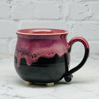 Wine Red Pumpkin Spice  Cauldron Mug