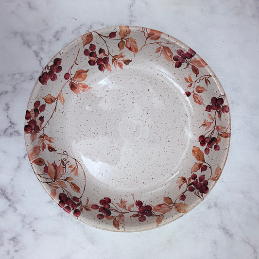 Fall Foliage Low Bowl