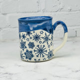 Blue with Snowflakes Mug 1