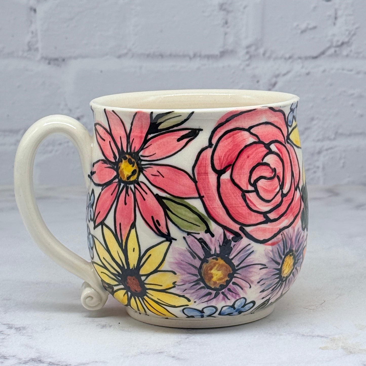 Wildflower Watercolor Mug 1
