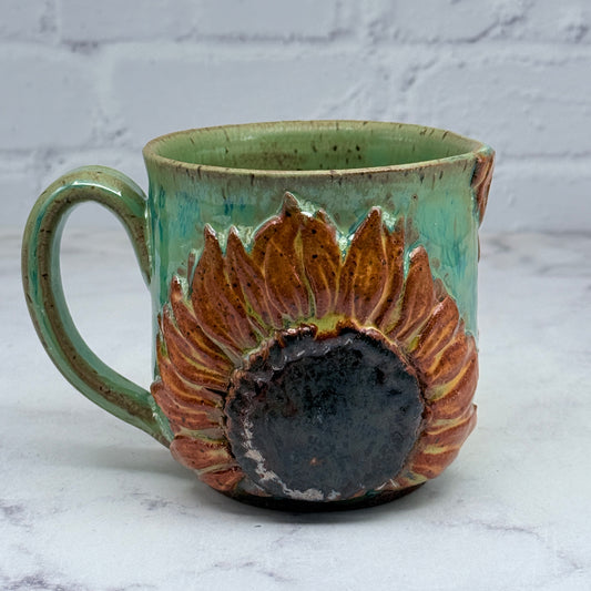 3-D Sunflower Mug 3