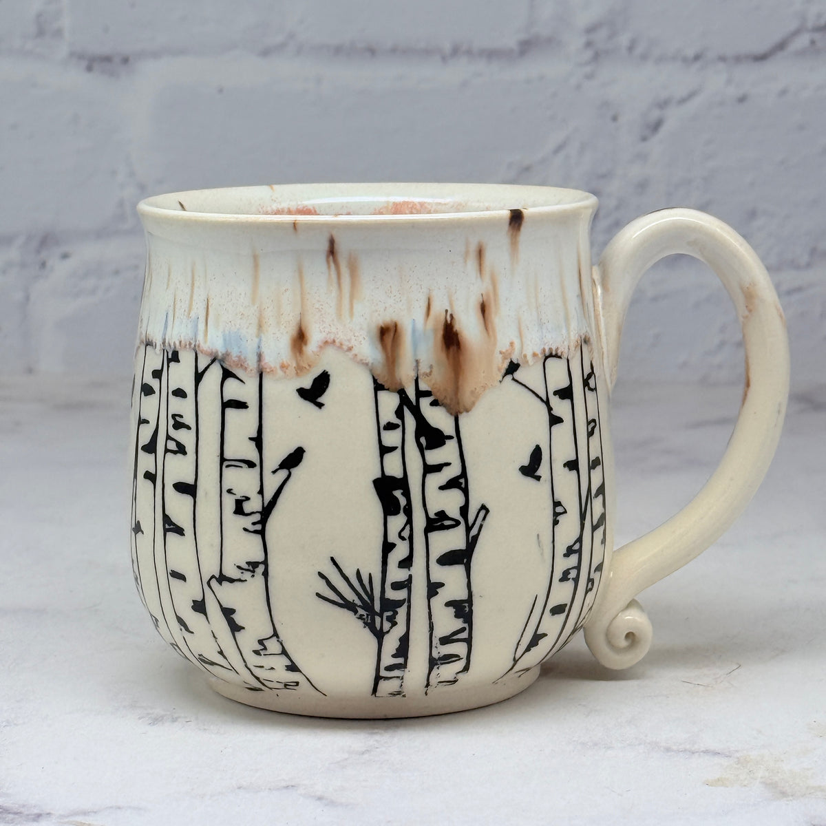 Cream with Birch Teacup 2