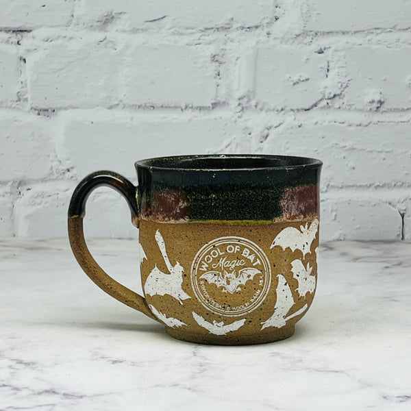 Black with Bats Teacup 1