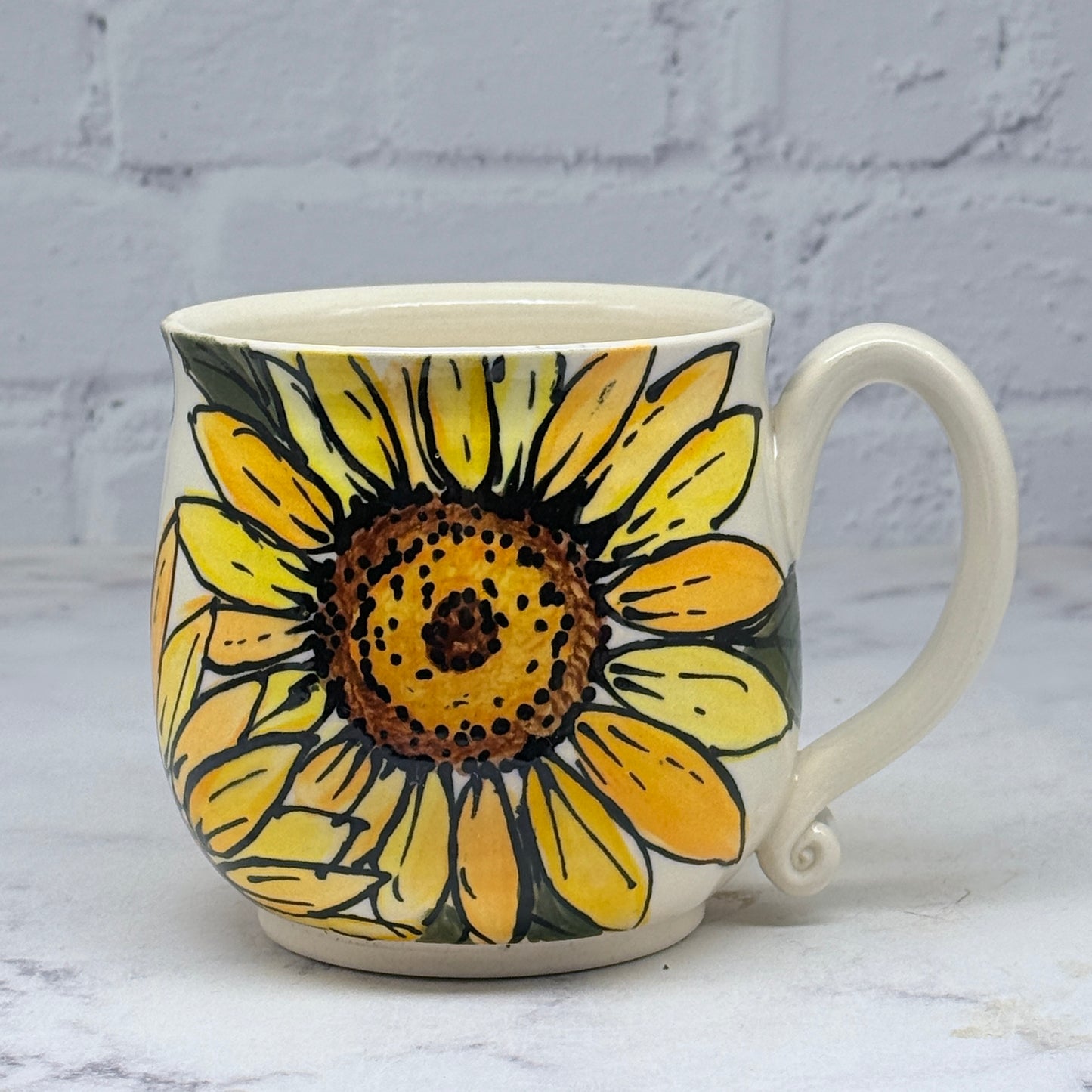 Sunflower Watercolor Mug 2
