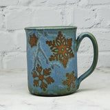 Blue Snowflakes Mug 3