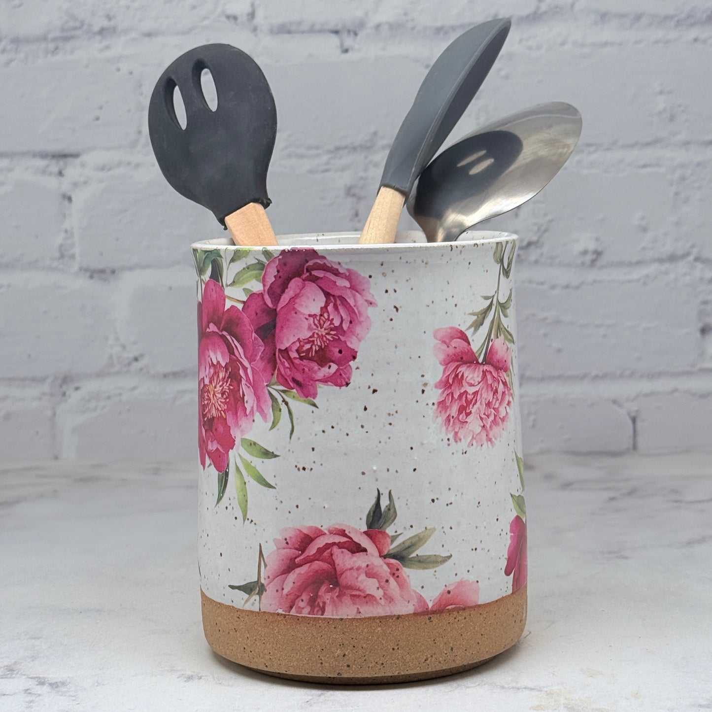 Pink Peonies Cylinder