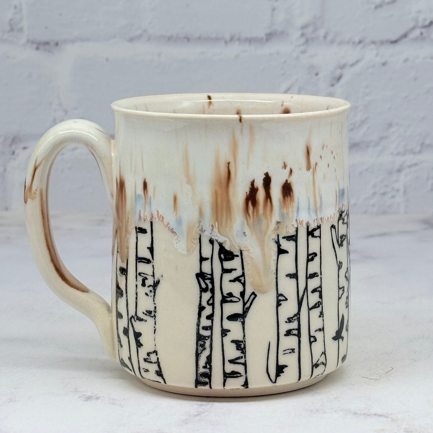 Cream with Birch Mug 1