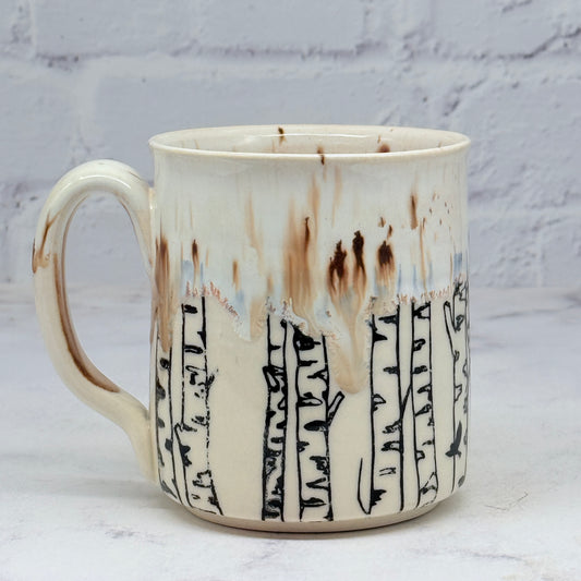 Cream with Birch Mug 1
