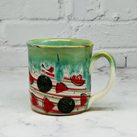 Green with Watermelons Marbled Mug 7