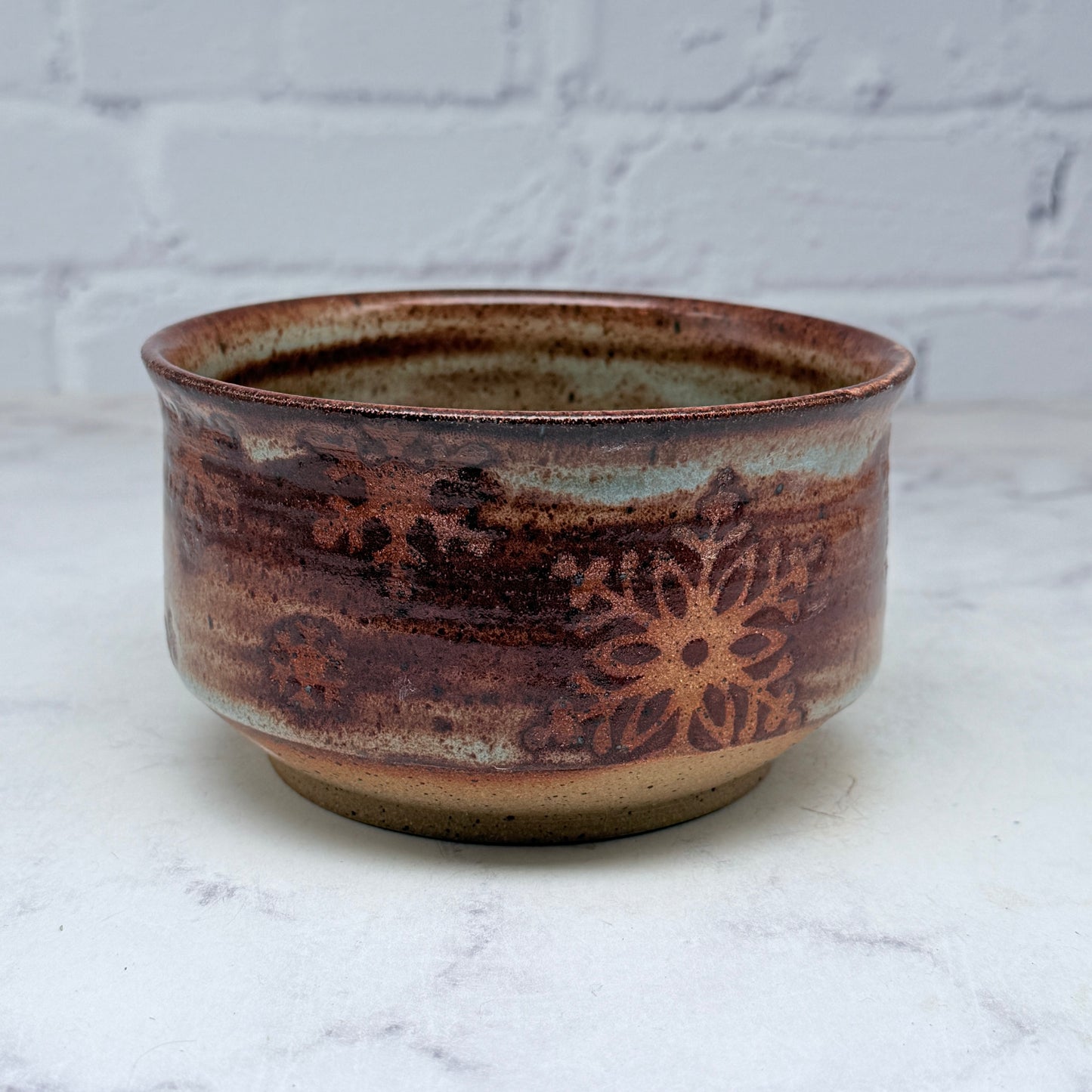 Light Blue with Snowflakes Small Bowl 2