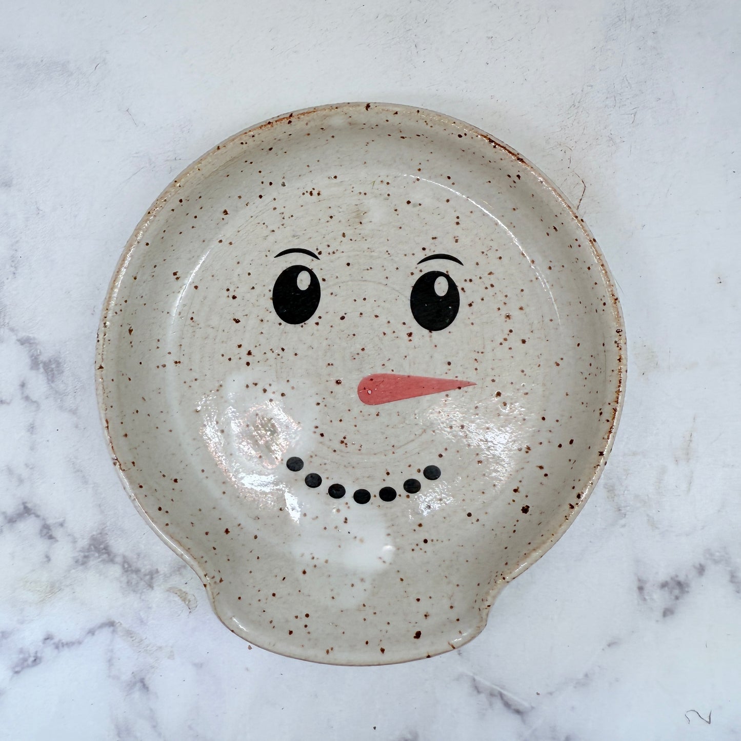 Snowman Spoon Rest 4
