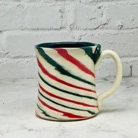 Teal Bow Marbled Mug 2