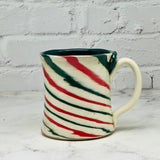 Teal Bow Marbled Mug 2