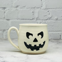 White Jack-o-Lantern Mug 4