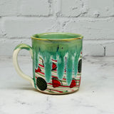 Green with Watermelons Marbled Mug 8