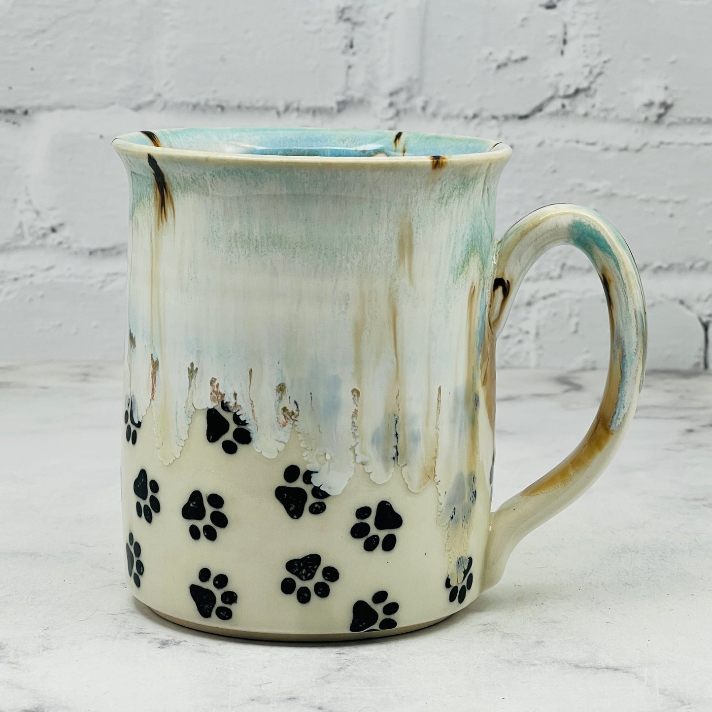 Light Blue with Pet Print Mug 2