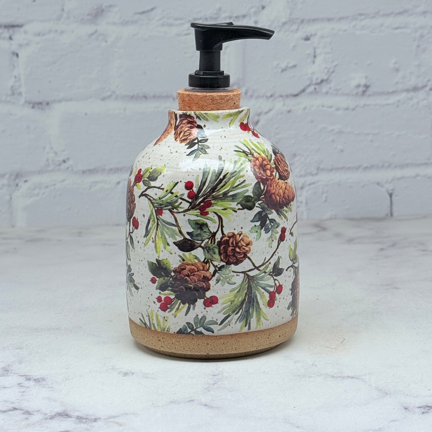 Pine Branches Soap Dispenser