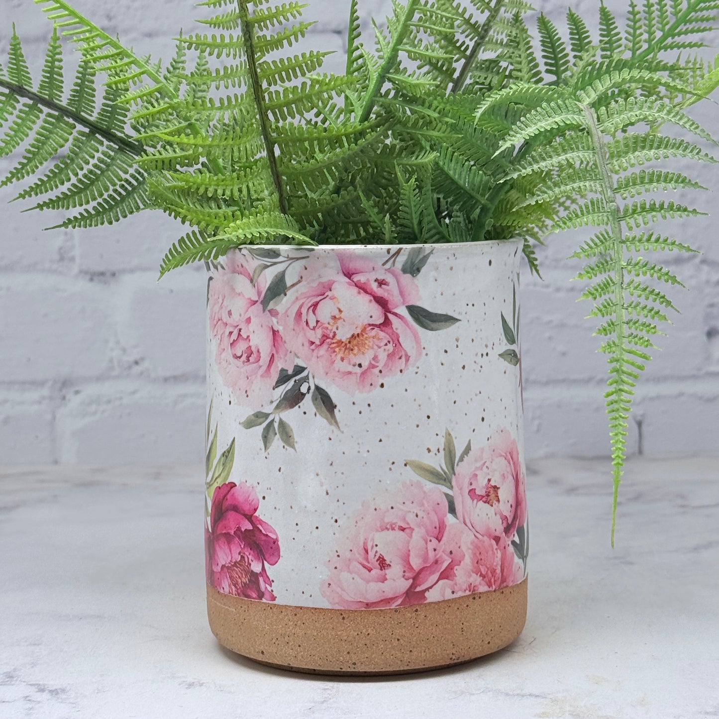 Pink Peonies Cylinder
