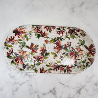 Honeysuckle Oval Tray