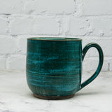 Speckled Teal Jack-o-Lantern Mug