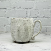 Speckled White Pumpkin Mug 2