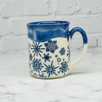 Blue with Snowflakes Mug 2