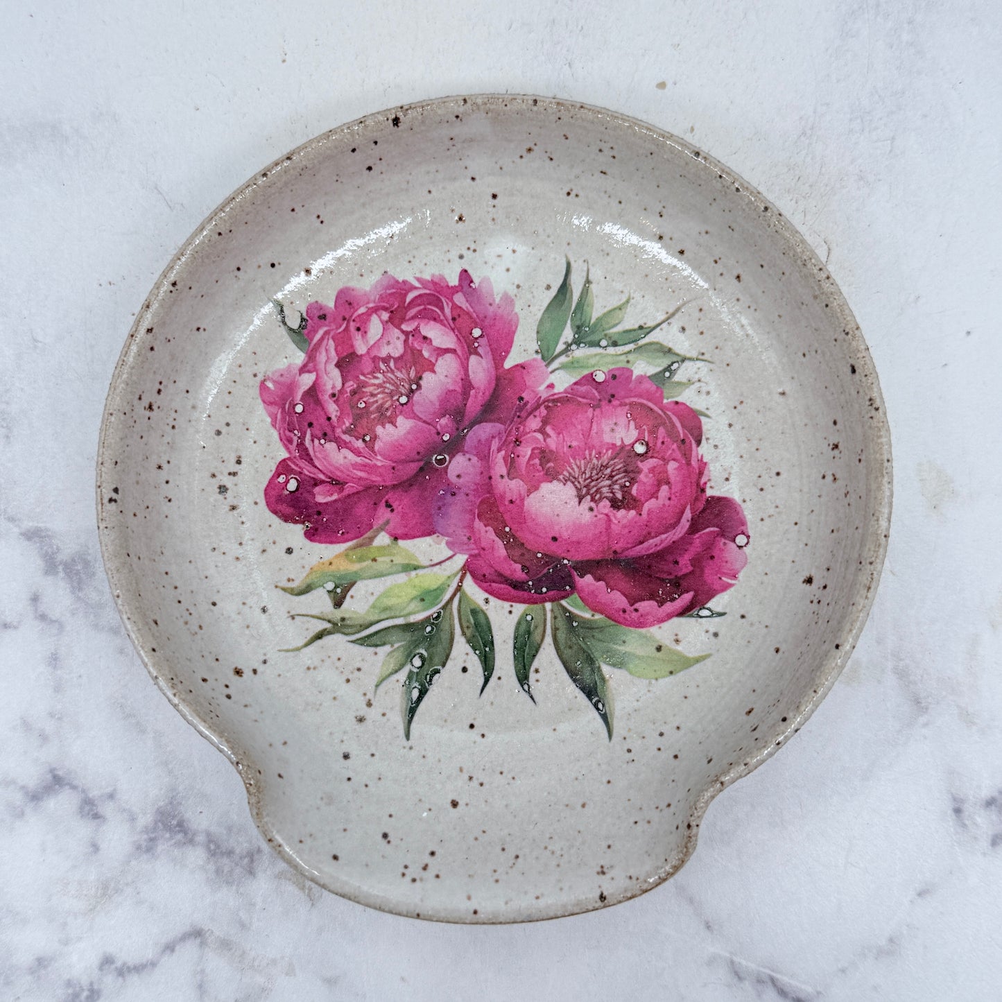 Peonies Spoon Rest