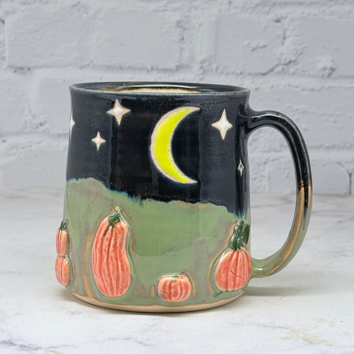 3-D Pumpkins Mug 3