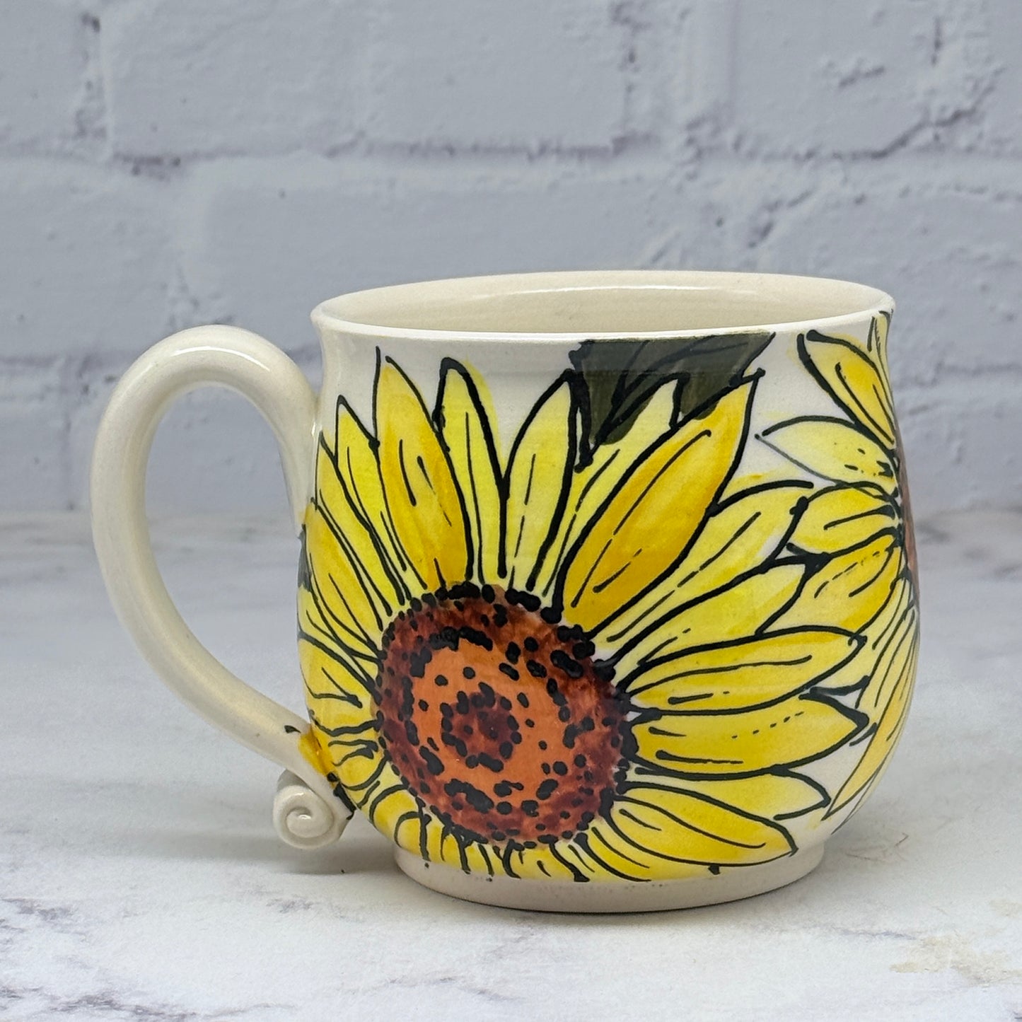 Sunflower Watercolor Mug 1