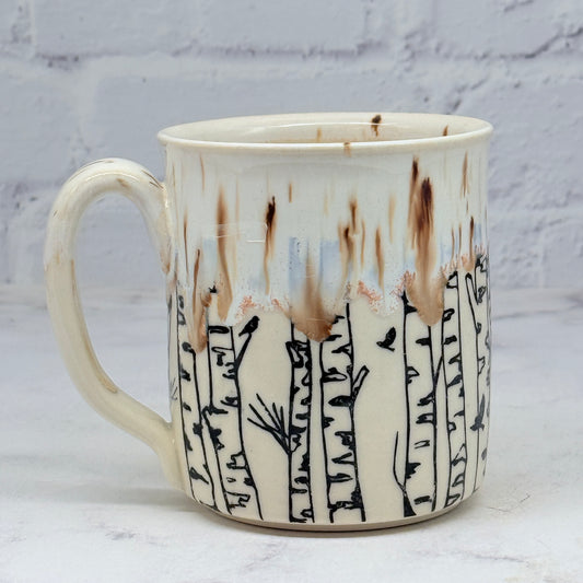 Cream with Birch Mug 2