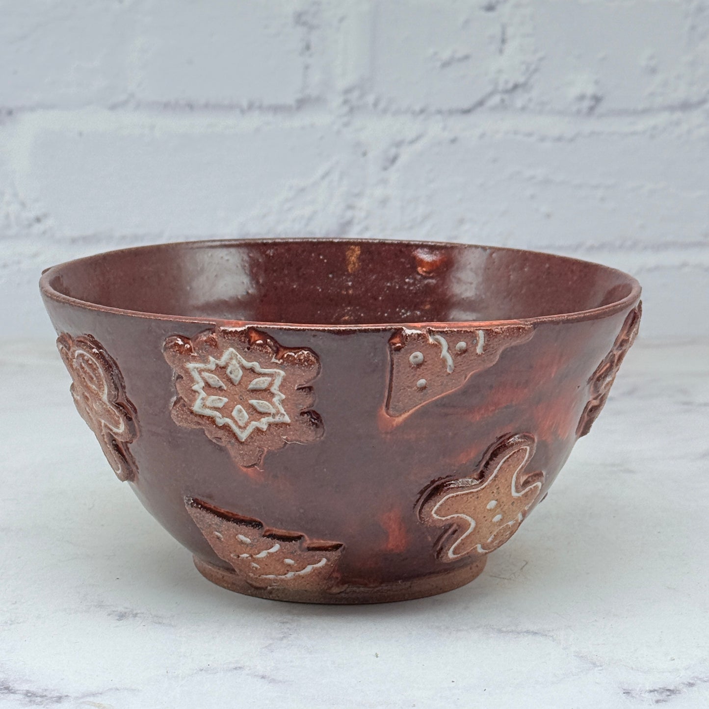 3-D Gingerbread Small Bowl 1