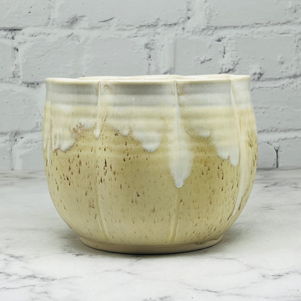 Cream Large Pumpkin Bowl 2