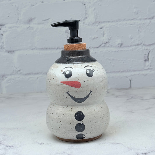 Snowman Soap Dispenser 2