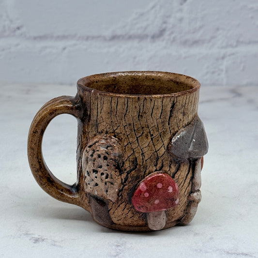 3-D Mushrooms Espresso Mug